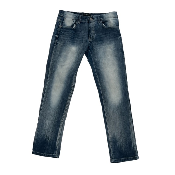 WT02 Slim Straight Leg Distressed Jeans Size Size 32 x 30 Men’s - Picture 1 of 5